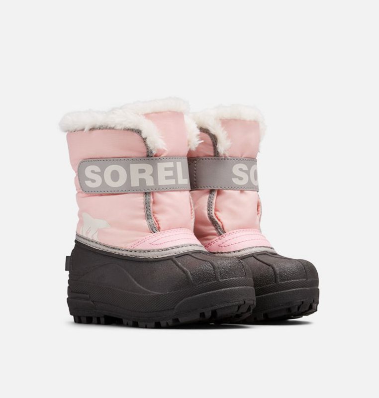 Sorel Çocuk Childrens Commander™ - Kar Botu Pembe/Siyah - 072-HSNROD